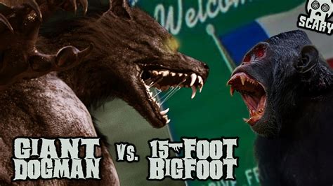 Giant Dogman Vs. 15-Foot Bigfoot (All-New) - YouTube