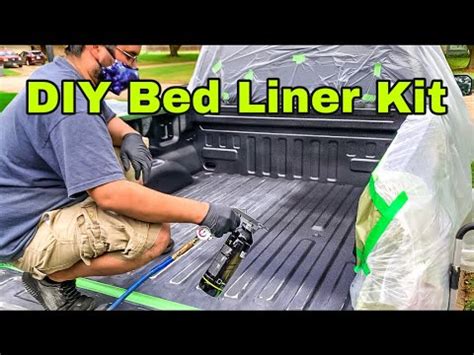 DIY BEST BEDLINER KIT. HOW TO BED LINER YOUR OWN TRUCK. - YouTube