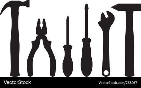 Work tools Royalty Free Vector Image - VectorStock