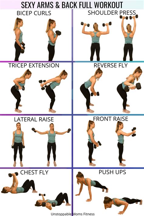 Arm Workout to Tone & Strengthen — Unstoppable Moms Fitness | Dumbell workout, Workout plan, Workout