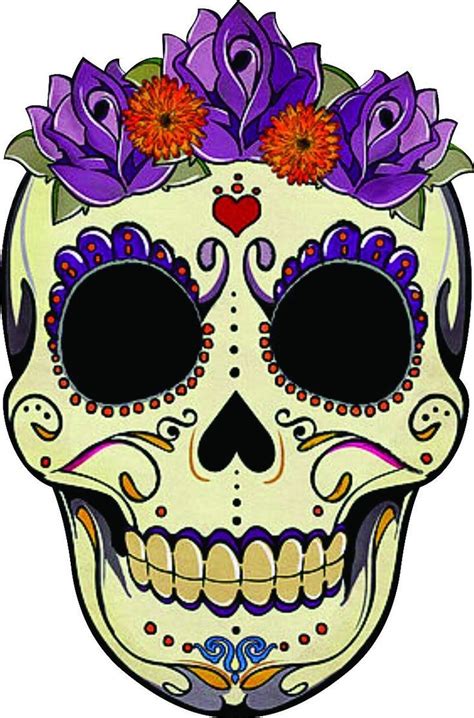 Resultado de imagen para CALAVERITAS PARA IMPRIMIR | Sugar skull ...