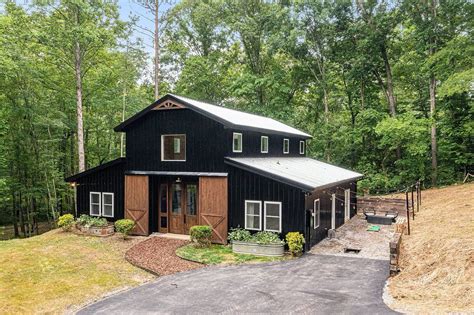 7480 Highway 100, Bon Aqua, TN 37025 Black Barndo | Barn house design, Barn style house, Metal ...