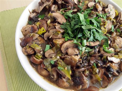 Recipe: Tempeh and Wild Mushroom Fricassee - Chic Vegan