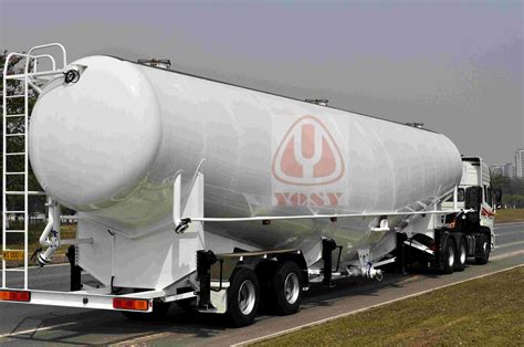 China 136000L Dry Bulk Tank Semi-Trailer - China Dry Powder Semi ...