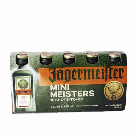 Jagermeister Mini-Meisters | Ten 20ml Bottles - Elma Wine & Liquor