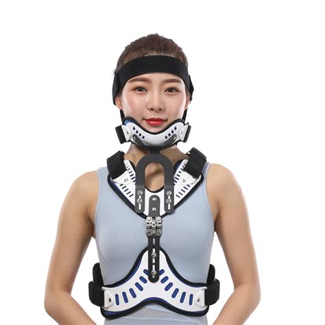 Buy Thoracolumbar Head Neck and Chest Fixed Brace, Lumbar Back Orthosis Cervical Thoracic Brace ...