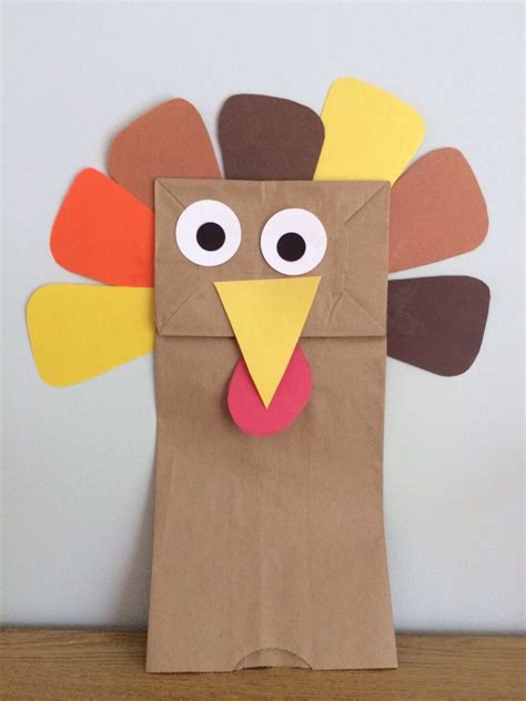 Toddler Activities - Turkey Puppet - Hugs are Fun!