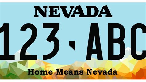 New Nevada license plate debuts