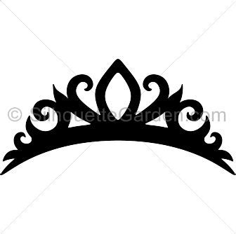 Tiara Silhouette at GetDrawings | Free download