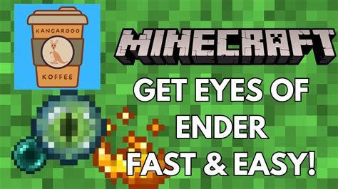 Minecraft (Java): Get Eyes of Ender the Fast and Easy Way! (Ender Pearls + Blaze Powder) - YouTube