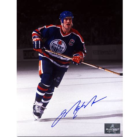 Mark Messier Highlights Edmonton Oilers Spotlight Signed Photo