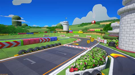 ArtStation - UE4 Mario Kart : Toad Speedway