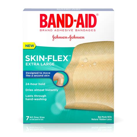 Band-Aid® Skin-Flex Adhesive Bandages, Extra Large, 7 Ct | FSAstore.com