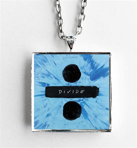 Ed Sheeran - Divide - Album Cover Art Pendant Necklace – Hollee