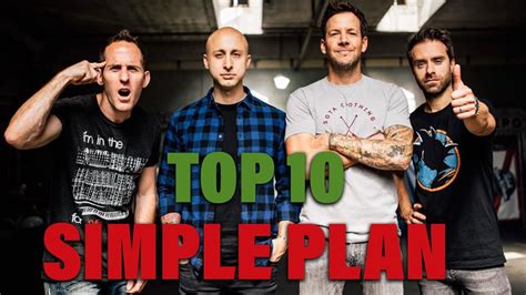 TOP 10 Songs - Simple Plan - YouTube