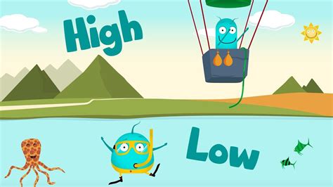 *FULL SONG HIGH & LOW* | This & That | Learning for kids opposites words | Nursery songs, Kids ...