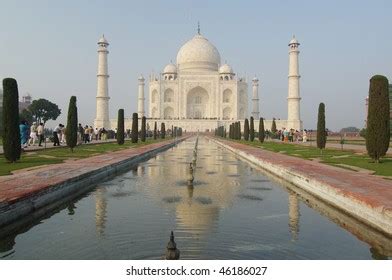 Taj Mahal Palace Reflection Stock Photo 46186027 | Shutterstock