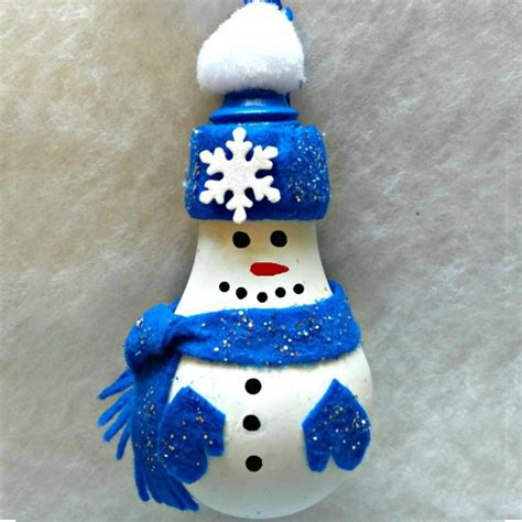 Light Bulb Snowman - Adorable DIY {Project.