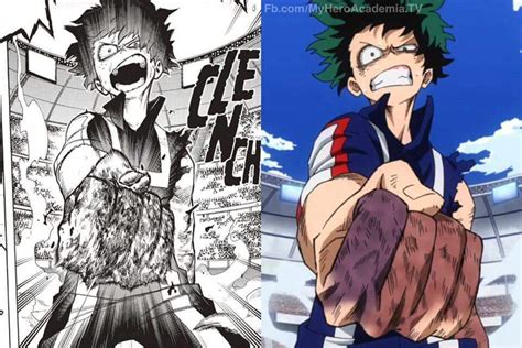 My Hero Academia Manga Vs Anime - Care Fit