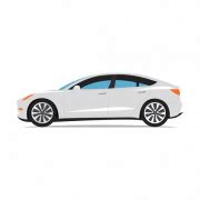 White Tesla Electric Car PNG Transparent HD Photo | PNG All