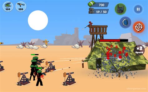 Stickman World War - Play Online on SilverGames 🕹️