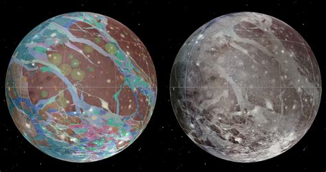 First Geologic Map of Ganymede - AstroMadness.com