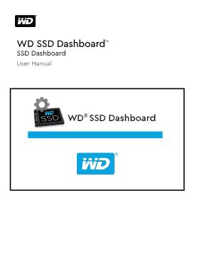 Fillable Online WD SSD Dashboard User Manual - Western Digital Fax ...