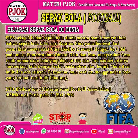 SEJARAH SEPAK BOLA DUNIA DAN INDONESIA