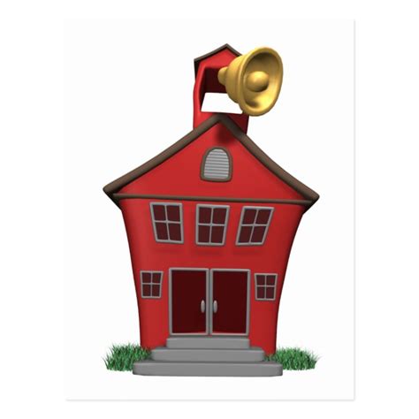 School Bell Ringing Postcard | Zazzle.com