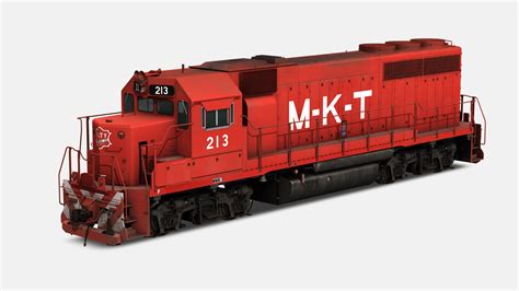 EMD GP40 – MKT (Red) | JointedRail.com