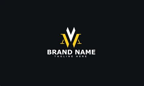 MV Logo Design Template Vector Graphic Branding Element 10814134 Vector ...