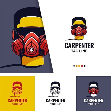 Free Vector | Carpenter logo design template