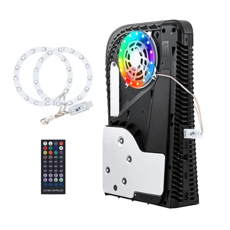 PS5 Console 8-Color Circular RGB Led Light Strip With IR Remote