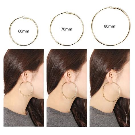 Hoop Earring Size Chart Mm