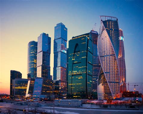 Skyscrapers Buildings of Moscow City | World cities, Skyscraper, City