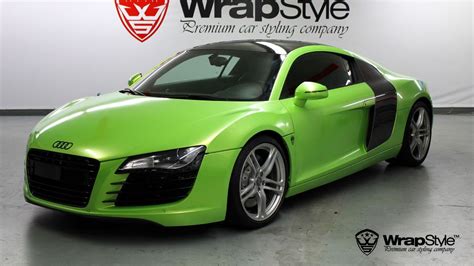 WrapStyle Does the Audi R8 in Toxic Green - autoevolution