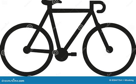 Racing bike icon stock vector. Illustration of road, pictogram - 85847764