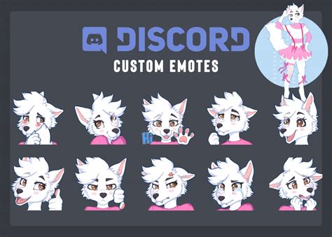 Custom Discord emote femboy fox by Skadi5690 -- Fur Affinity [dot] net