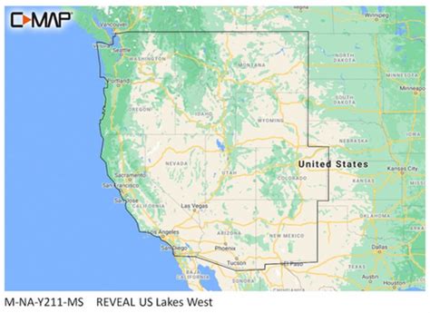 C-MAP® REVEAL™ - US Lakes West | Tactical Sonar