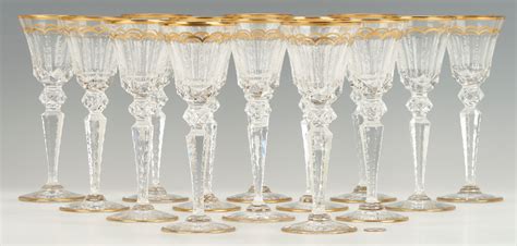 Lot 371: 14 St. Louis Excellence Crystal Burgundy Wine Glasses | Case ...