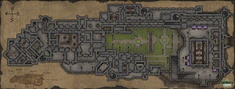 Complete Castle Map Dnd 2019 | Fantasy map, Dungeon maps, Map