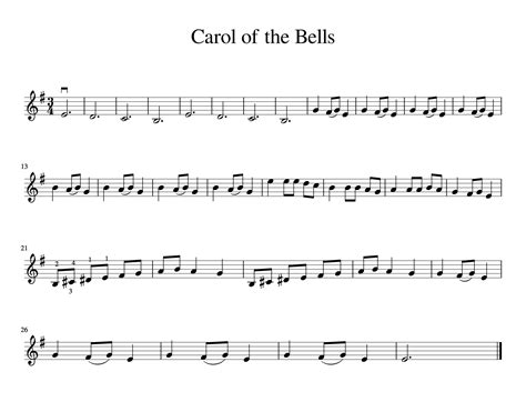 Christmas Carol Violin Sheet Music Pdf 2023 Latest Perfect Popular Famous - Beautiful Christmas ...