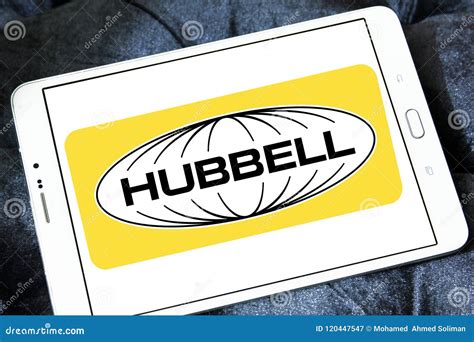 Hubbell Incorporated logo editorial photography. Image of lighting - 120447547