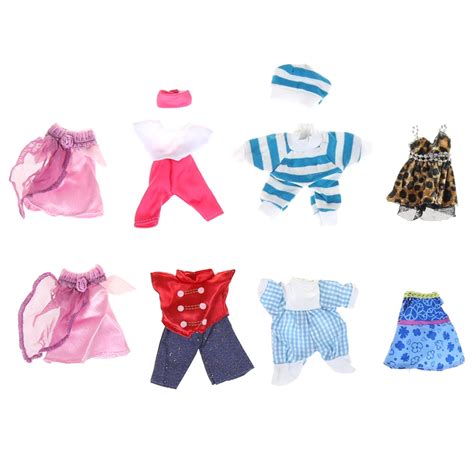 5 Set Mini Cute Handmade Clothes Dress For Kelly or For Chelsea Doll ...