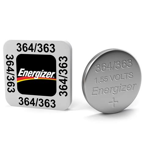 Energizer 364 / 363 AG1 SR621SW Watch Battery (1 Pack)