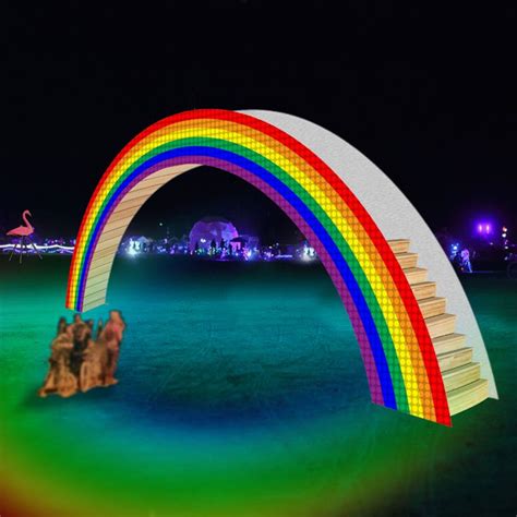 rainbow art installation ... | Installation art, Rainbow art, Art