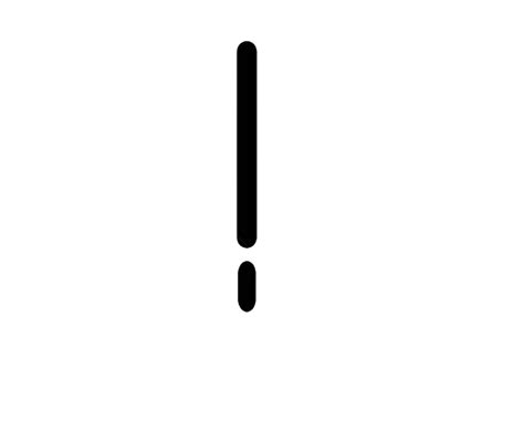 Exclamation Mark Punctuation Exclamation Mark Symbol Vector, Punctuation, Exclamation Mark ...