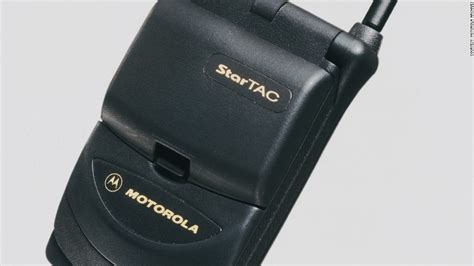 StarTAC - 8 Motorola inventions: The first cell phone to the Moto X - CNNMoney