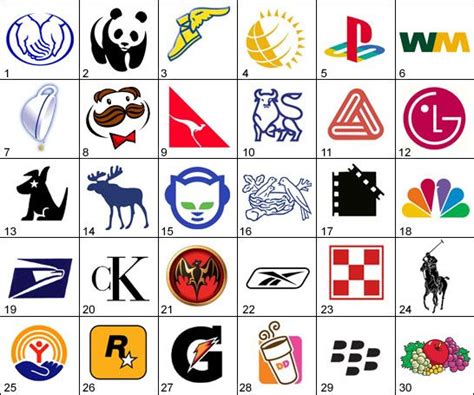 Famous Company Logos | Logo Karepe: Famous Logos | Quiz with answers ...