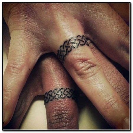 Celtic Love Knot Ring Tattoo | Ring tattoo designs, Ring finger tattoos ...